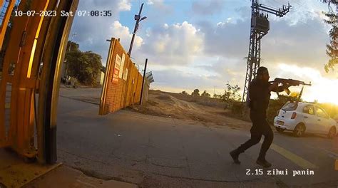 hamas raw footage|Israel shares video of Hamas gunman executing woman on Oct. 7.